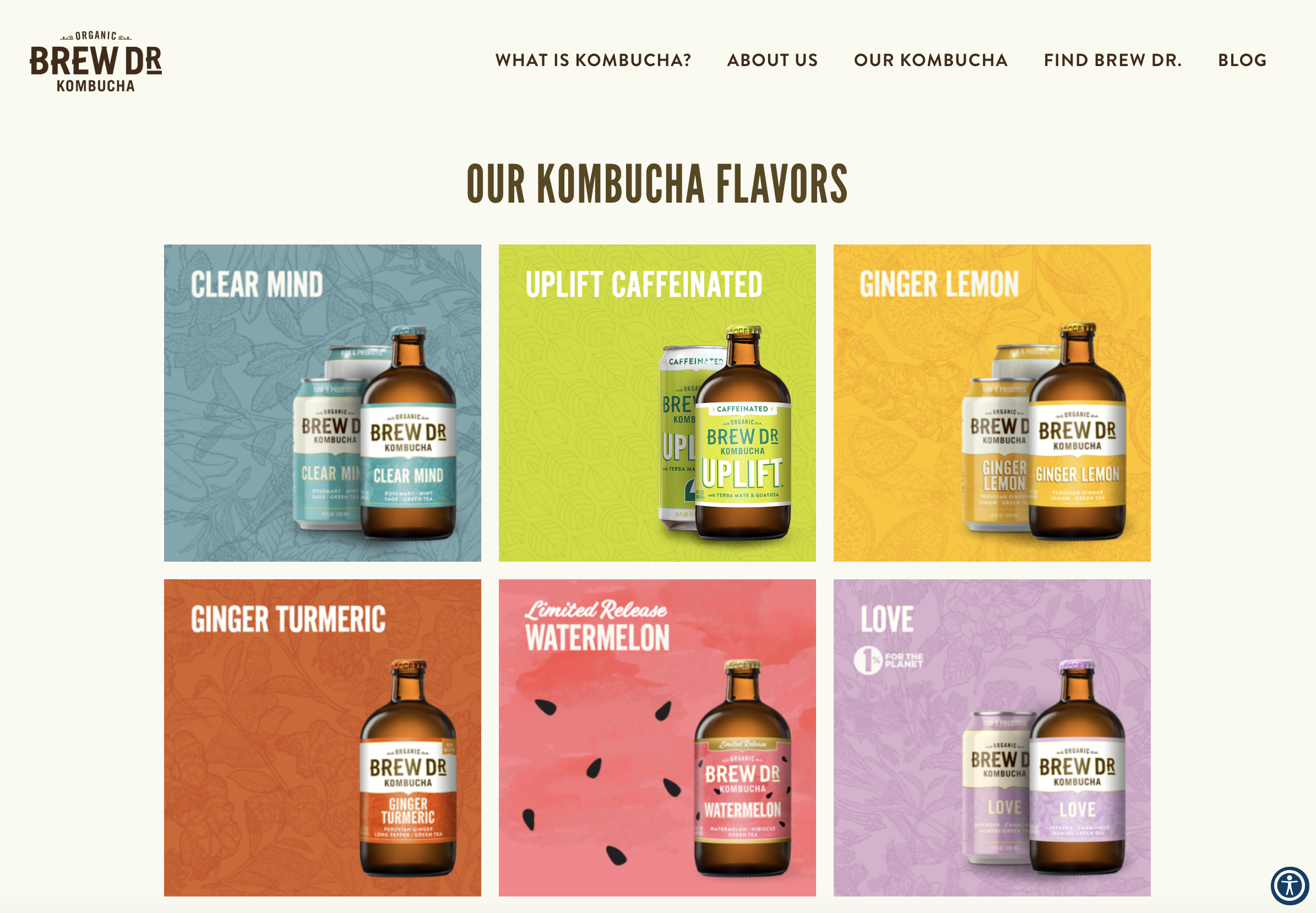 Brew Dr. Kombucha website