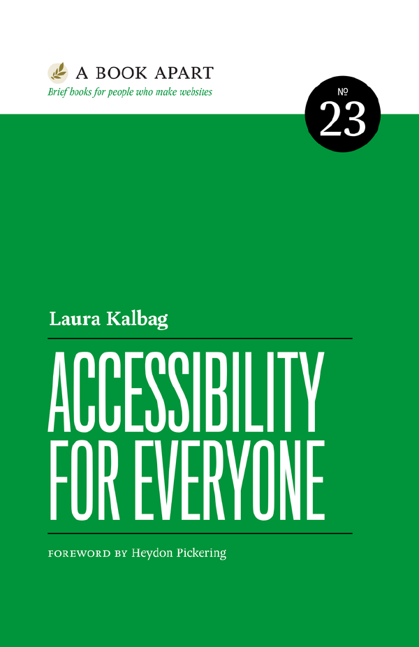 Book cover for Accessibility for Everyone